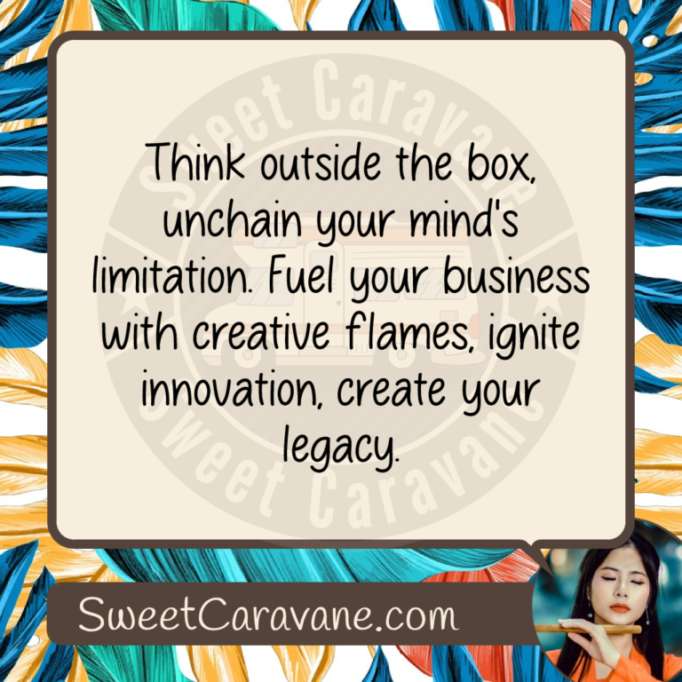 Think outside the box, unchain your mind's limitation. Fuel your business with creative flames, ignite innovation, create your legacy.